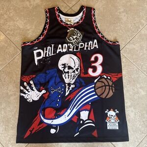 Brand X NBA Philadelphia 76ers The Answer Basketball Jersey Men's Med NWT $125